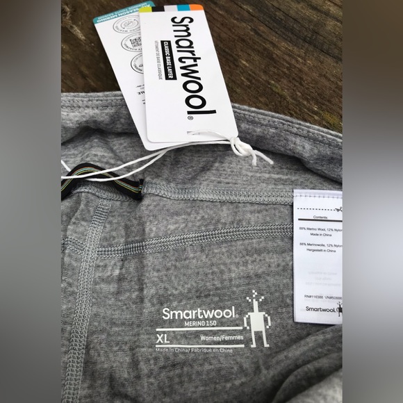 🌲NWT Smartwool Merino 150 Classic All Season baselayer XL - Picture 8 of 11